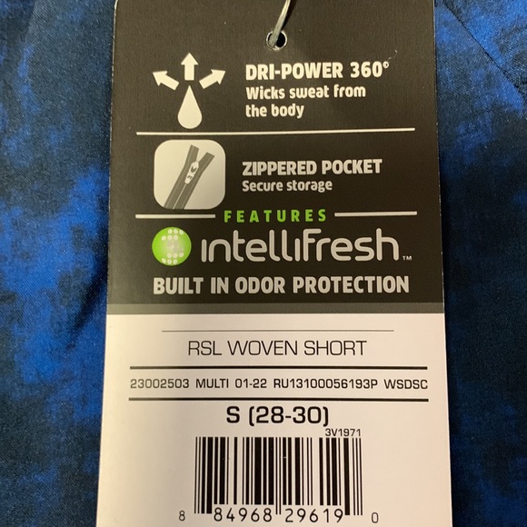 Russell men’s 9”inseam woven shorts blue size S - Picture 9 of 9